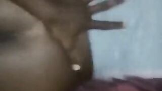 Fucking that wet pussy ( ebony without a condom)