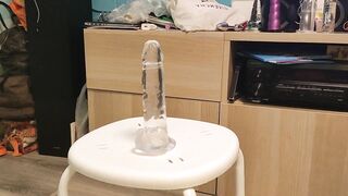 Dildo ride, fuck my ass