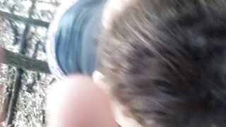 Skank sucks dick in Alabama backwoods