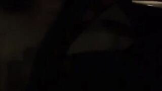 Naked breasts while driving