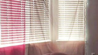 Chubby Sexy Curly Redhead Teen Solo Masturbation