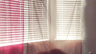 Chubby Sexy Curly Redhead Teen Solo Masturbation