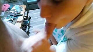 31 Days of GawkTober! Blowjob Diaries 45! She keeps sucking after I bust a nut!