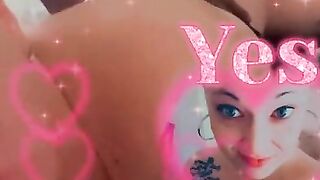 Eye Rolling Interracial Orgasm