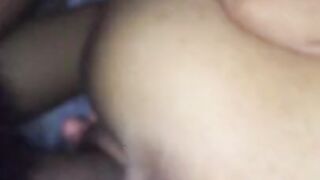 Wife's pussy farting while being fucked from behind