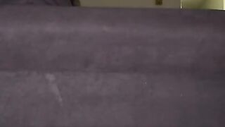 day 2 pissing on the carpet .. desperate piss in panties