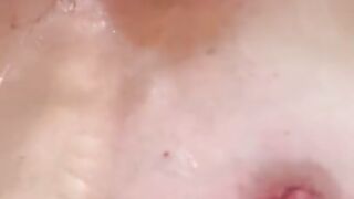 Caught Stepmom Anal Fingering in the Shower