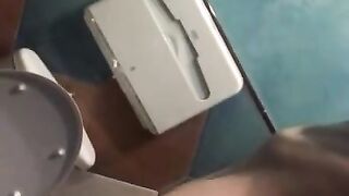 No bra at work - naughty amateur girlfriend on homemade solo cellphone video - horny and needy slut