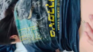Latina girl gets fucked after a long day of work ????