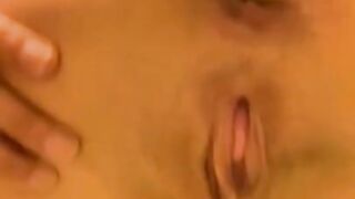Dirty Brunette Bathroom Pee