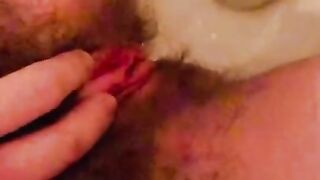 Virgin pisses in slow motion loudly and with sound