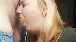 Sloppy deepthroat by bbw milf lexus lynn