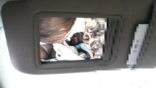 FIRESERPENT: Petite White Wife Gets Oral Creampie In Car