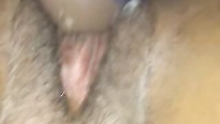 When she try not to run from the dick