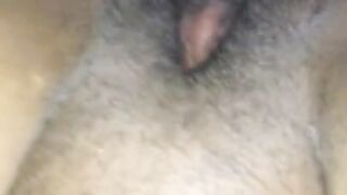 When she try not to run from the dick