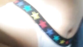 Amateur Sport babe show her body striptease small cute boobs