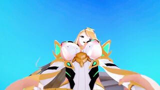 mythra Xenoblade 2 3D HENTAI 3/5