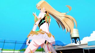 mythra Xenoblade 2 3D HENTAI 3/5