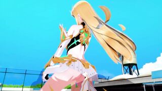 mythra Xenoblade 2 3D HENTAI 3/5