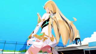 mythra Xenoblade 2 3D HENTAI 3/5