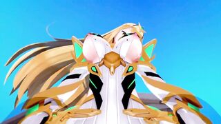 mythra Xenoblade 2 3D HENTAI 3/5