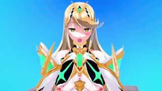 mythra Xenoblade 2 3D HENTAI 3/5