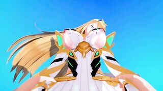 mythra Xenoblade 2 3D HENTAI 3/5