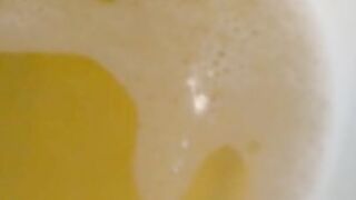 Urine Fetish Princess Potty Training Boy Urinal Toy Aim Play!: Girl Stands to Pee Foamy Yellow Piss