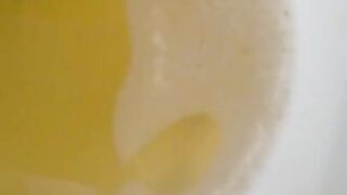 Urine Fetish Princess Potty Training Boy Urinal Toy Aim Play!: Girl Stands to Pee Foamy Yellow Piss