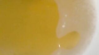 Urine Fetish Princess Potty Training Boy Urinal Toy Aim Play!: Girl Stands to Pee Foamy Yellow Piss