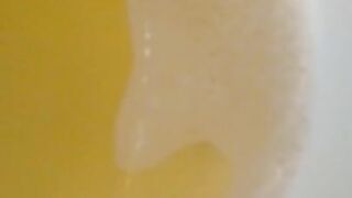 Urine Fetish Princess Potty Training Boy Urinal Toy Aim Play!: Girl Stands to Pee Foamy Yellow Piss