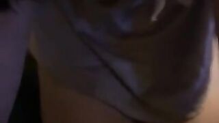 Whip it out during handjob and neighbor puts it in her mouth