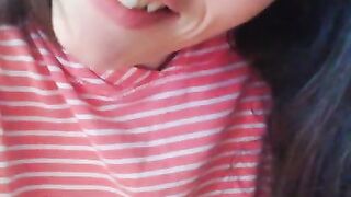 Loud Moaning Hairy Piss Slut PEES In Toliet SMELLS Stinky URINE, Uses Toilet Paper TP Wipe Wet Bush