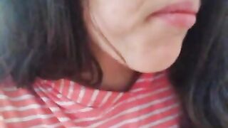 Loud Moaning Hairy Piss Slut PEES In Toliet SMELLS Stinky URINE, Uses Toilet Paper TP Wipe Wet Bush