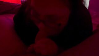 Big tit Latina sucking dick