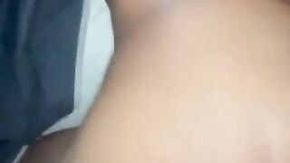 Backshots with a ebony college slut