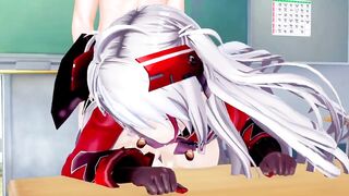 Prinz Eugen azur lane 3D hentai 4/7