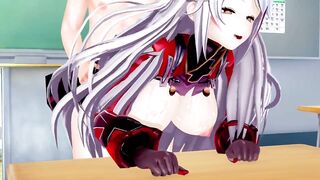 Prinz Eugen azur lane 3D hentai 4/7