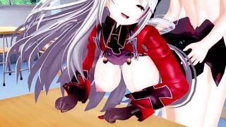Prinz Eugen azur lane 3D hentai 4/7