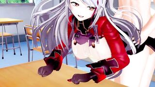 Prinz Eugen azur lane 3D hentai 4/7