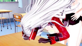 Prinz Eugen azur lane 3D hentai 4/7