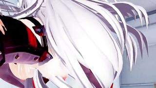 Prinz Eugen azur lane 3D hentai 4/7