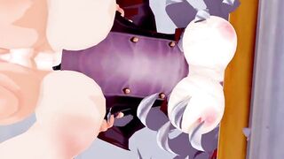 Prinz Eugen azur lane 3D hentai 4/7