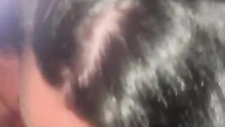 Horny British Babe Giving Blowjob and eating Cum POV - Who wants cock sucked by OF @Bossbiatchbellaa