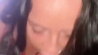 Horny British Babe Giving Blowjob and eating Cum POV - Who wants cock sucked by OF @Bossbiatchbellaa