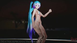 Miku Not Shy Outside Beach Stage 1158