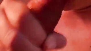 cumshot on tongue