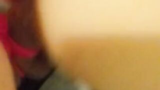 Hot girlfriend sat her sweet ass into fat dick