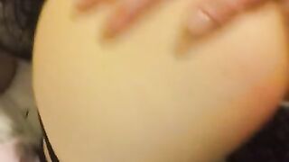 Hot girlfriend sat her sweet ass into fat dick