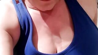 SluttyBlonde MILF Fucks Herself With Toy